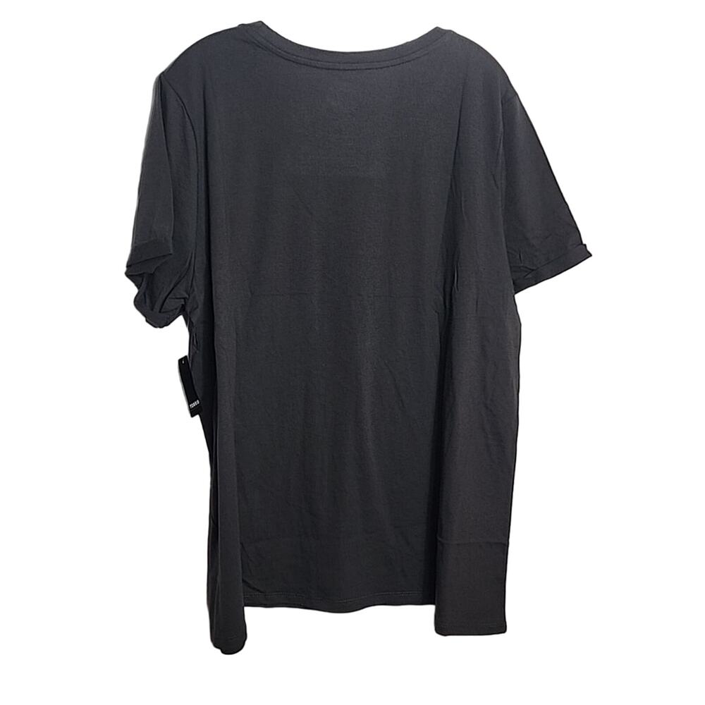 Torrid The Beatles Vintage Black Cotton Embroidered Tee, NWT - Picture 6 of 6